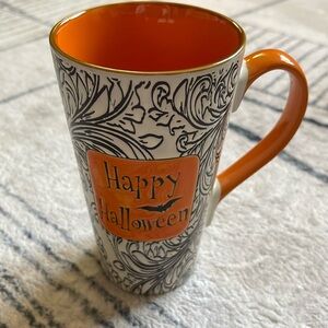 Happy Halloween Tall Coffee Tea Hot Chocolate Mug Orange Black Cup